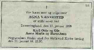 Agna Kristine V�versted